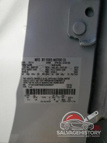 1FMHK8F86BGA68687 2011 FORD EXPLORER photo no. 13
