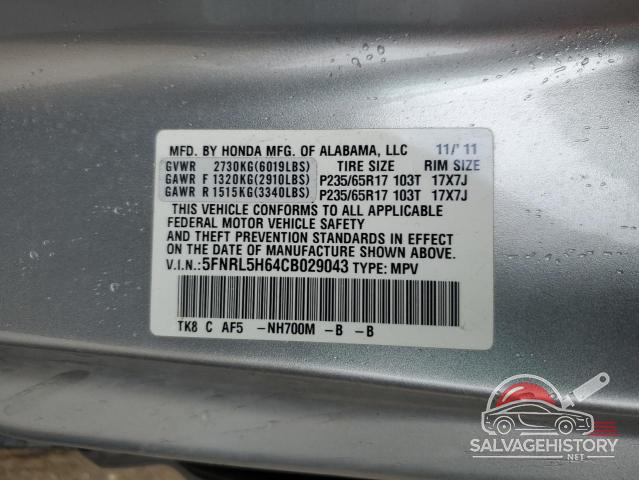 5FNRL5H64CB029043 2012 HONDA All Models photo no. 13