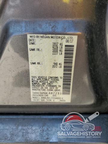 1N4AL3APXHC487233 2017 NISSAN ALTIMA photo no. 13