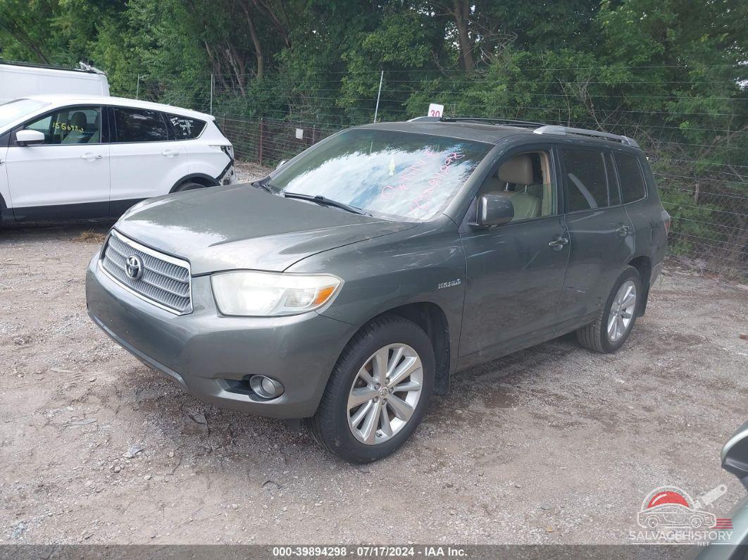 JTEEW44A482009360 2008 TOYOTA HIGHLANDER HYBRID photo no. 2