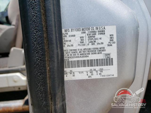 1FTWX32SXXEA35504 1999 FORD F350 photo no. 12