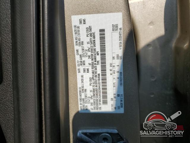 1FMCU0GD5HUD16598 2017 FORD ESCAPE photo no. 12