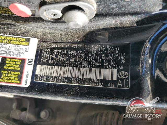 2T1BURHE2EC134071 2014 TOYOTA COROLLA photo no. 12