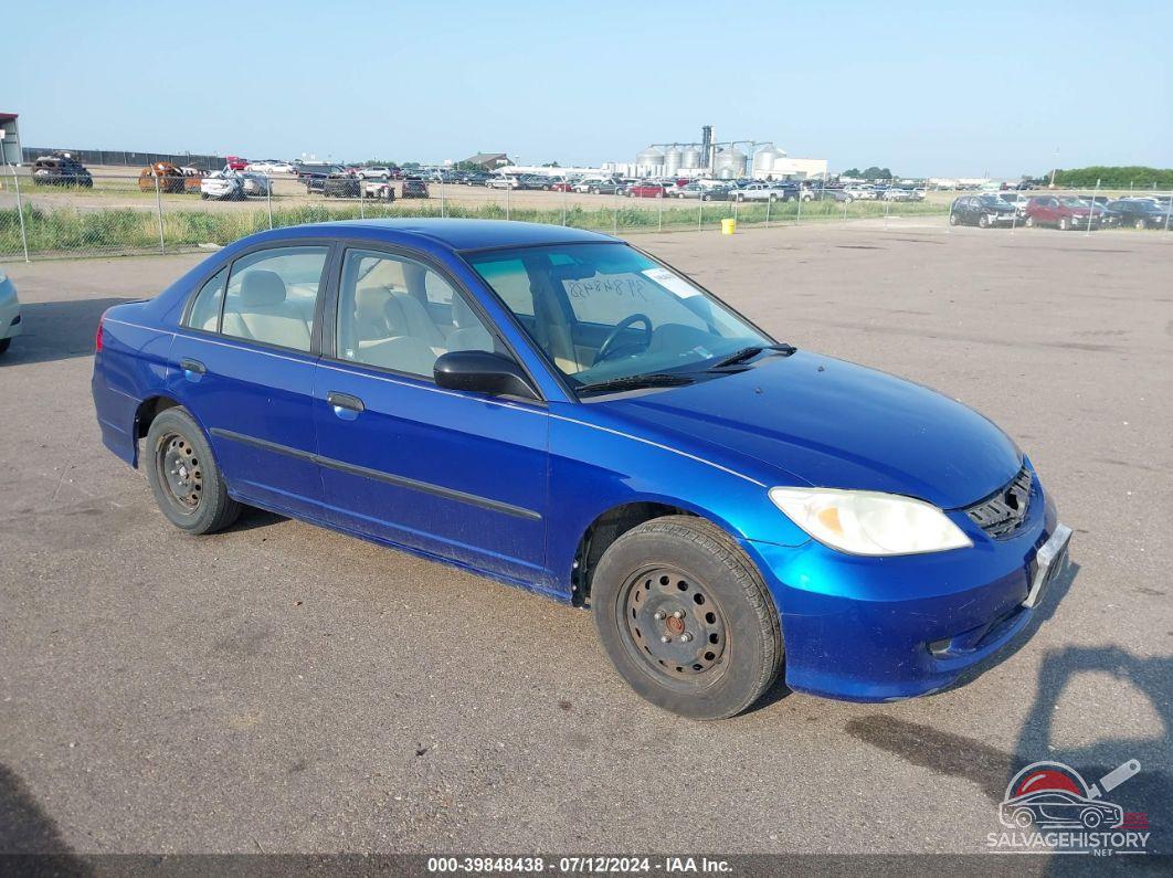1HGES16325L007319 2005 HONDA CIVIC photo no. 10