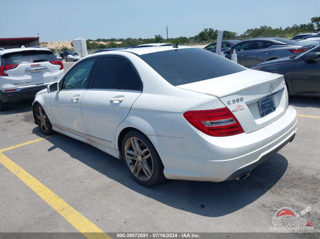 WDDGF8AB0DR270445 2013 MERCEDES-BENZ C 300 photo no. 3
