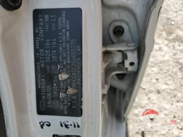 KMHCG45C25U655775 2005 HYUNDAI ACCENT photo no. 13