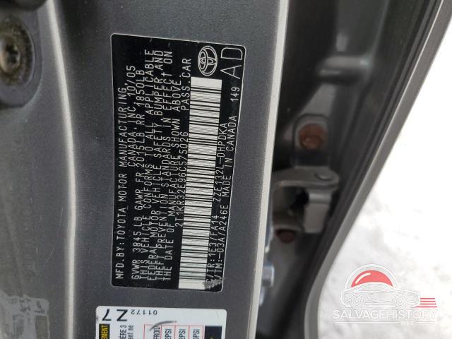 2T1KR32E96C575026 2006 TOYOTA COROLLA photo no. 12