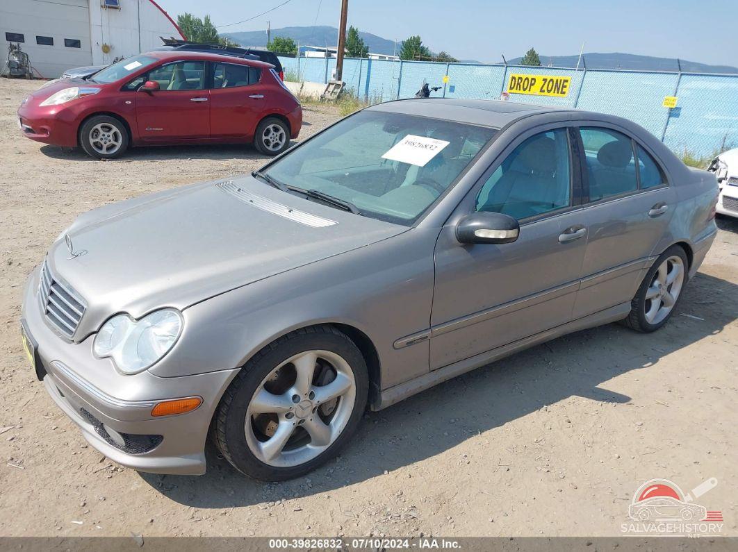 WDBRF40J05F711092 2005 MERCEDES-BENZ C 230 photo no. 2