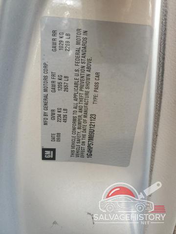 1G4HP57M89U121123 2009 BUICK LUCERNE photo no. 12