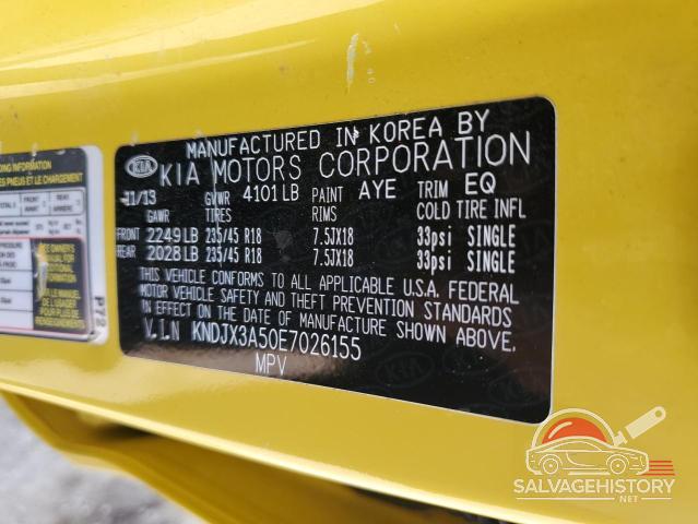 KNDJX3A50E7026155 2014 KIA SOUL photo no. 12