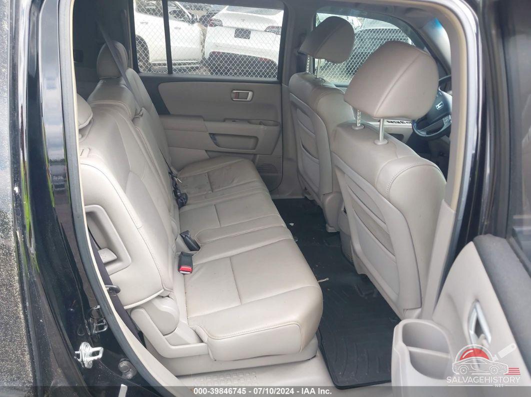 5FNYF48539B022131 2009 HONDA PILOT photo no. 8