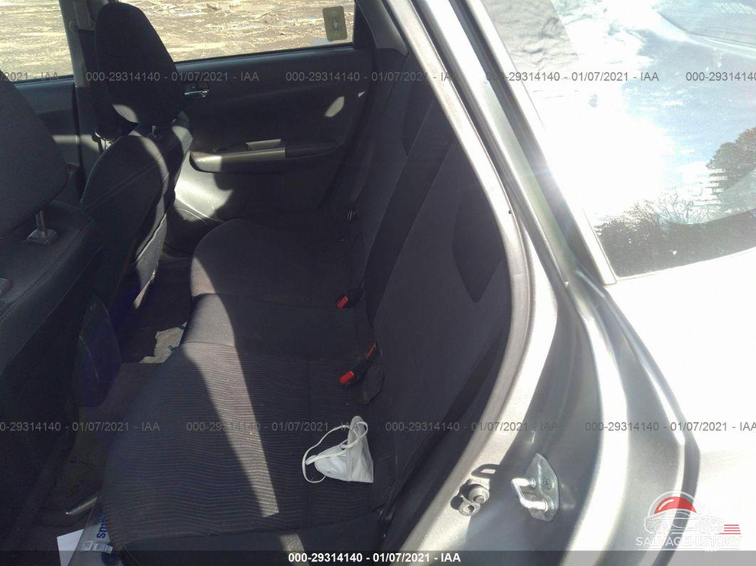 JF1GH63618H808385 2008 SUBARU IMPREZA WAGON photo no. 8