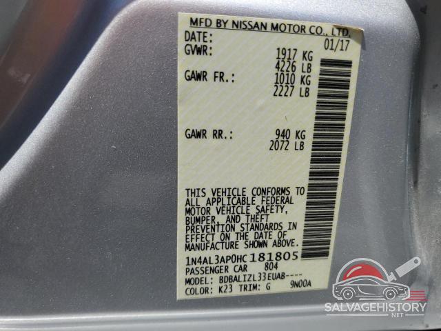 1N4AL3AP0HC181805 2017 NISSAN ALTIMA photo no. 12