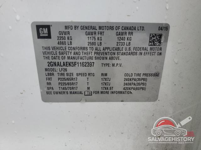 2GNALAEK5F1162397 2015 CHEVROLET EQUINOX photo no. 12