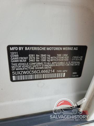 5UXZW0C56CL666214 2012 BMW X5 photo no. 13