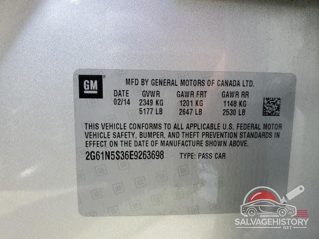 2G61N5S36E9263698 2014 CADILLAC XTS photo no. 12