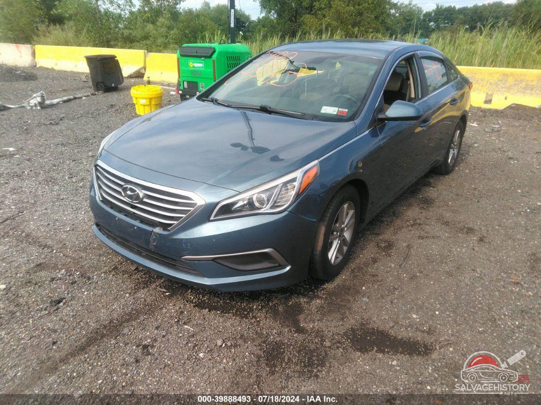 5NPE24AF5HH570407 2017 HYUNDAI SONATA photo no. 2