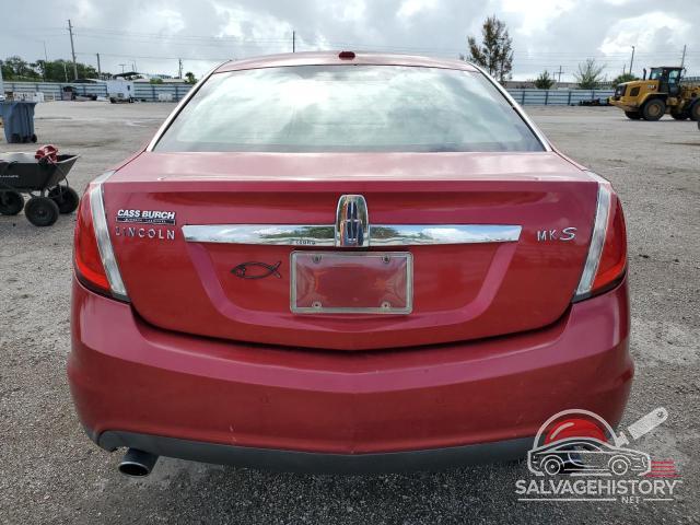 1LNHL9DR9CG800892 2012 LINCOLN MKS photo no. 6