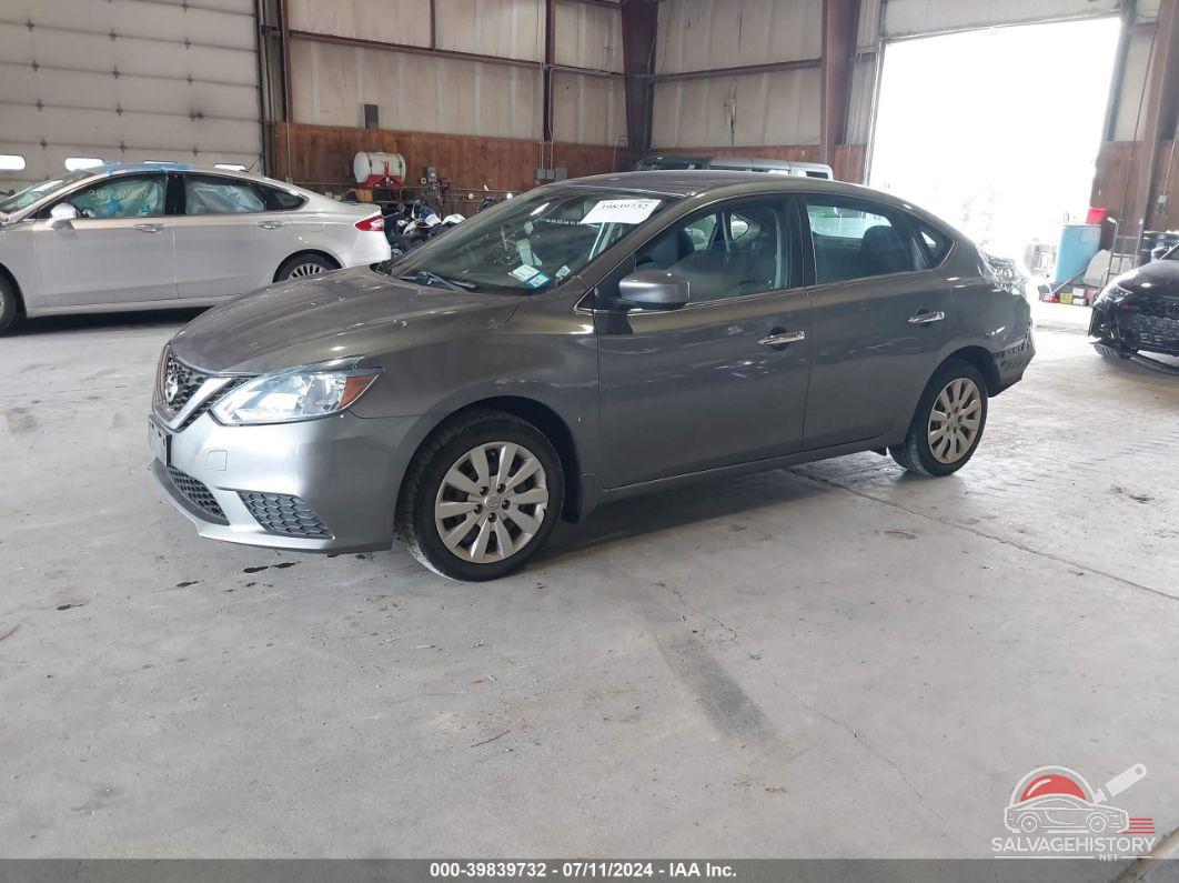 3N1AB7AP5HY358315 2017 NISSAN SENTRA photo no. 2