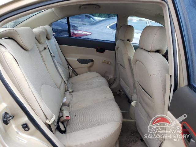 KMHCN46C36U059998 2006 HYUNDAI ACCENT photo no. 10
