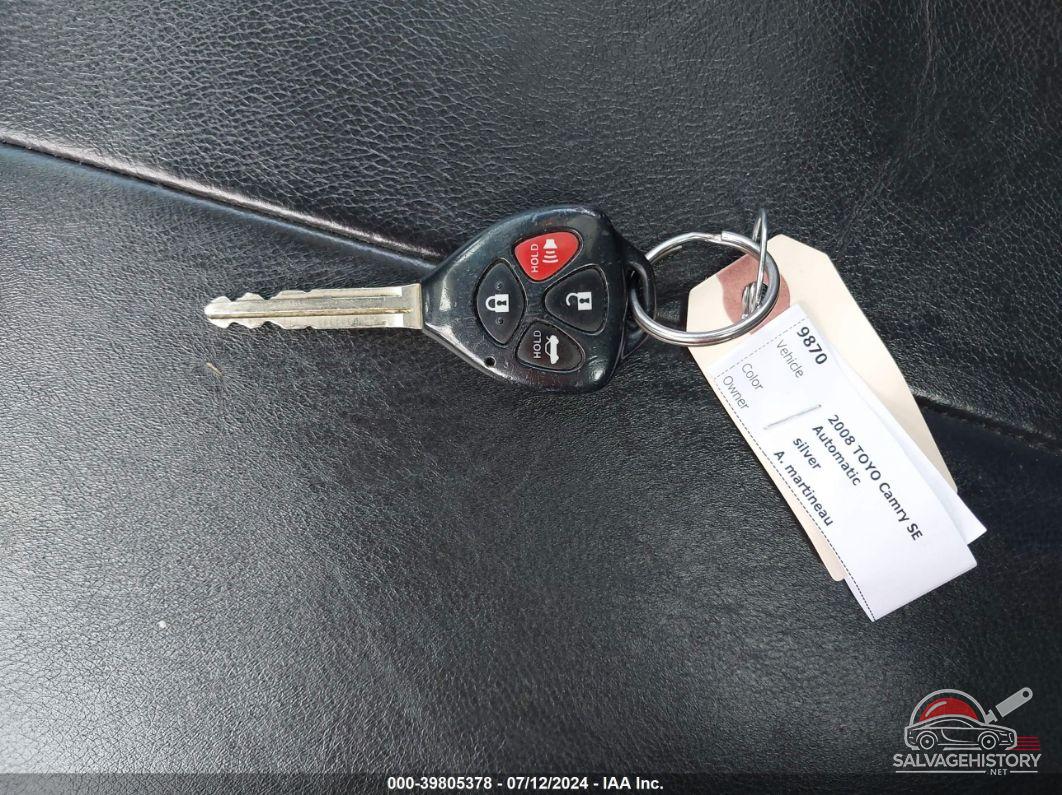 4T4BE46K78R030905 2008 TOYOTA CAMRY photo no. 11