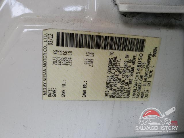 1N4BL2AP7CN548050 2012 NISSAN ALTIMA photo no. 12