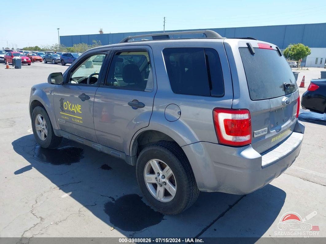 1FMCU49H68KB50157 2008 FORD ESCAPE HYBRID photo no. 3