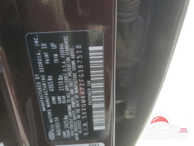 5XXGM4A72FG387518 2015 KIA OPTIMA photo no. 12