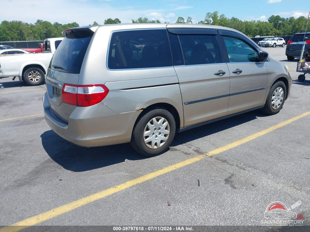 5FNRL38217B117667 2007 HONDA ODYSSEY photo no. 4