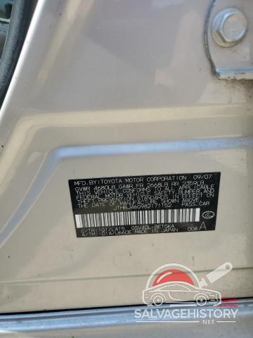 JTHBJ46G982171152 2008 LEXUS ES350 photo no. 12