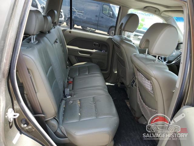 5FNYF18526B005685 2006 HONDA PILOT photo no. 10