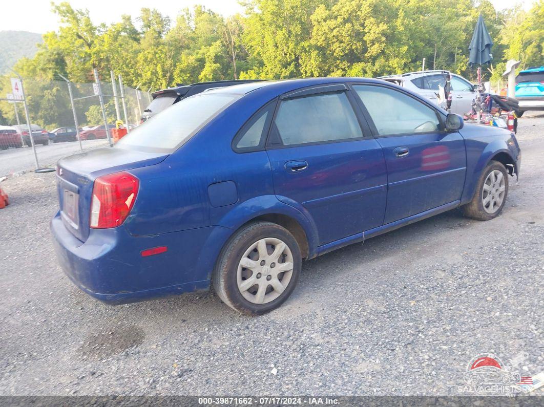 KL5JD56Z45K105654 2005 SUZUKI FORENZA photo no. 4