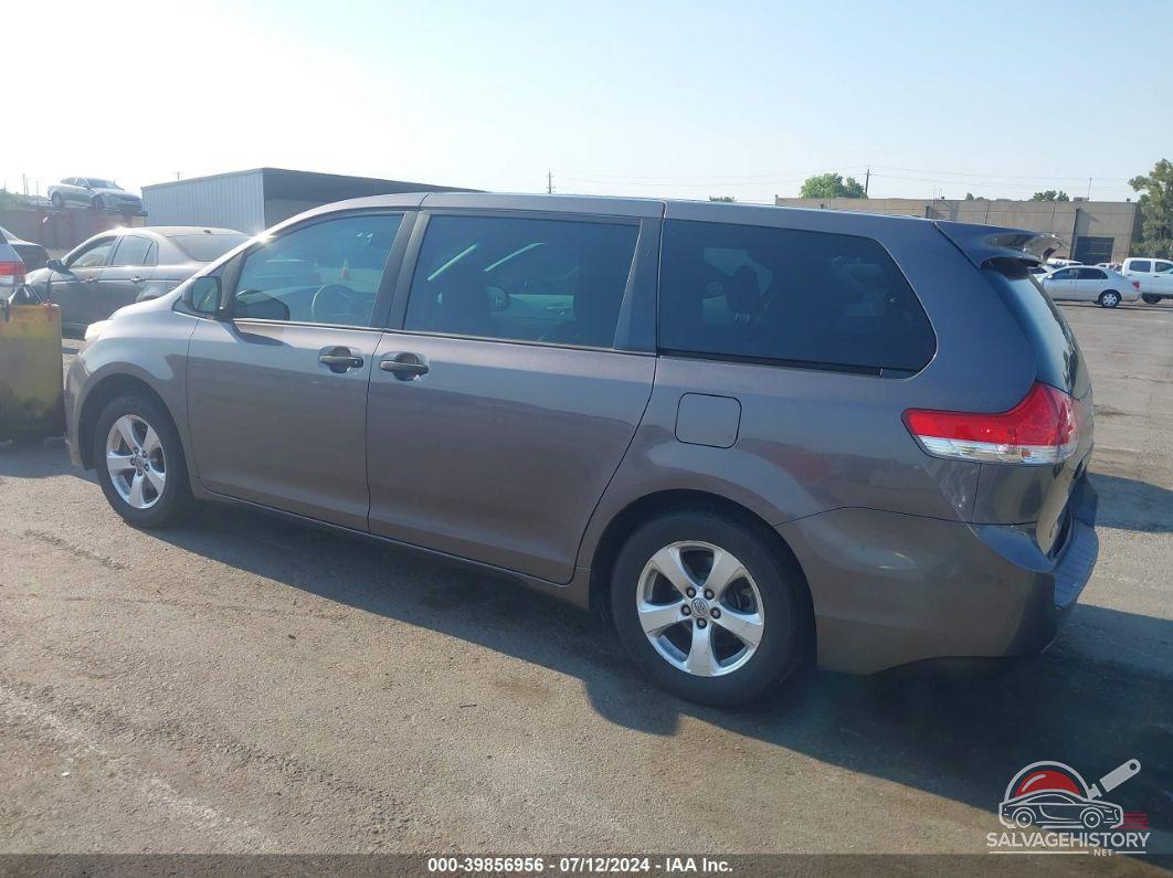 5TDZK3DC0DS327024 2013 TOYOTA SIENNA photo no. 3