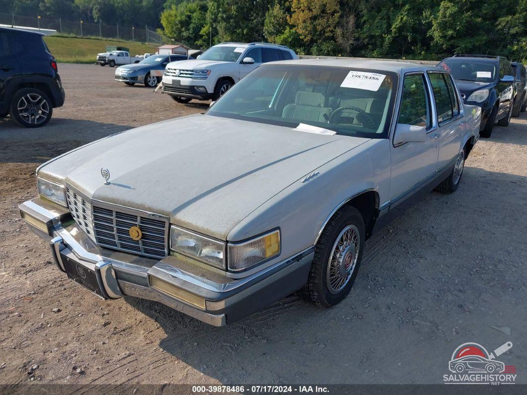 1G6CD53B2M4344460 1991 CADILLAC DEVILLE photo no. 2