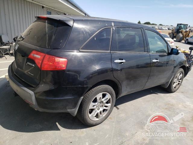 2HNYD28459H522555 2009 ACURA MDX photo no. 3