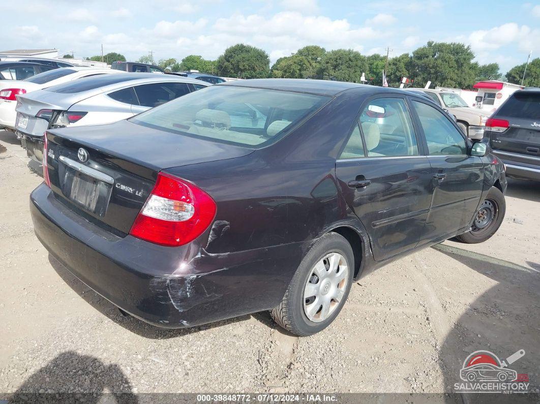 4T1BE32K02U594218 2002 TOYOTA CAMRY photo no. 4