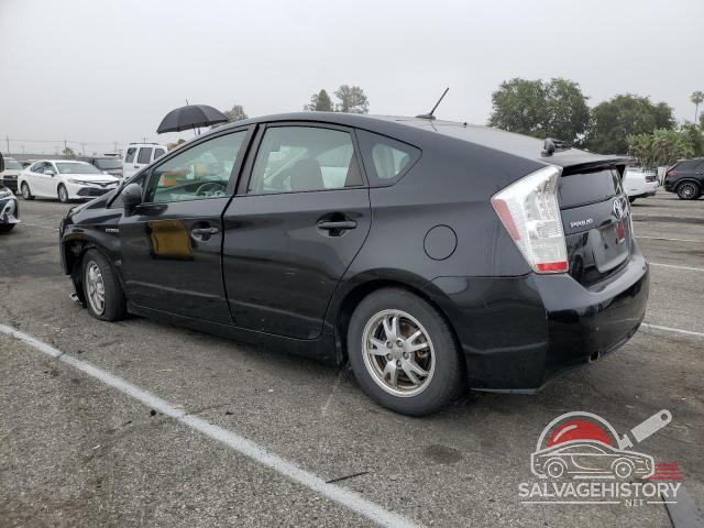 JTDKN3DU9A5119176 2010 TOYOTA PRIUS photo no. 2