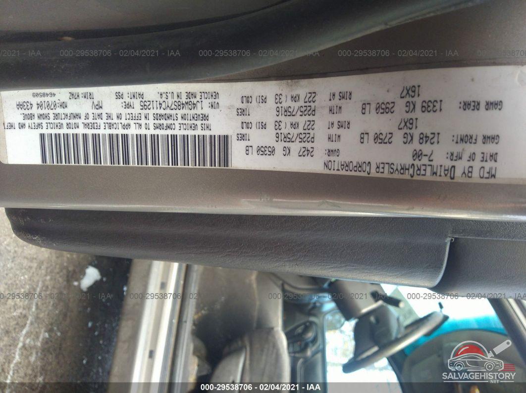 1J4GW48S7YC411295 2000 JEEP GRAND CHEROKEE photo no. 9