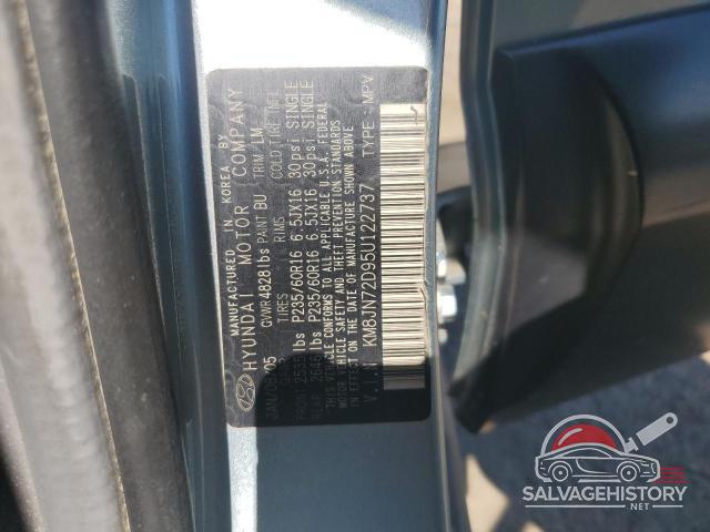 KM8JN72D95U122737 2005 HYUNDAI TUCSON photo no. 12