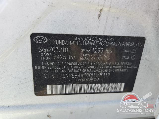 5NPEB4AC2BH147412 2011 HYUNDAI SONATA photo no. 13