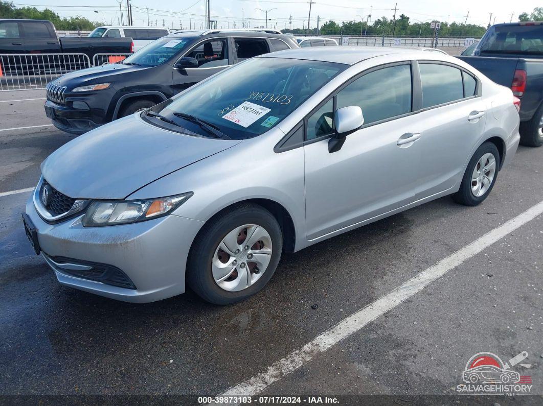 2HGFB2F55DH561686 2013 HONDA CIVIC photo no. 2