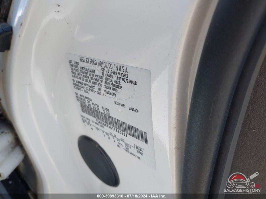 1LNHM87A61Y660627 2001 LINCOLN LS photo no. 9