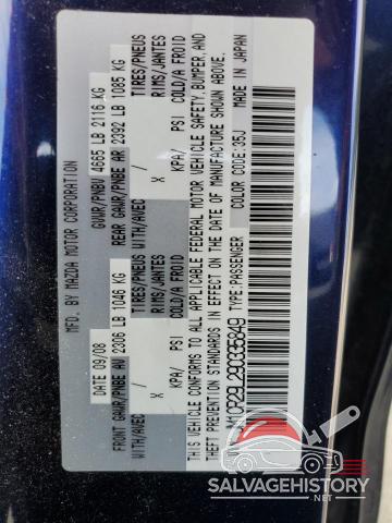 JM1CR29L290335849 2009 MAZDA 5 photo no. 13