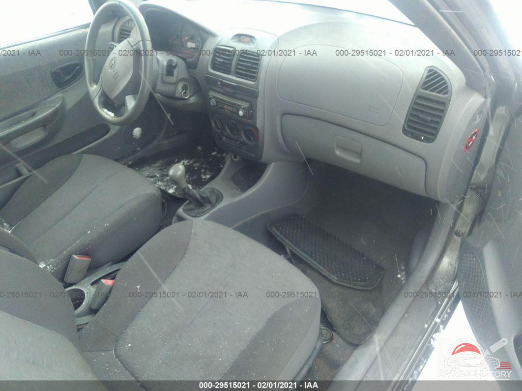 KMHCG35C85U348928 2005 HYUNDAI ACCENT photo no. 5