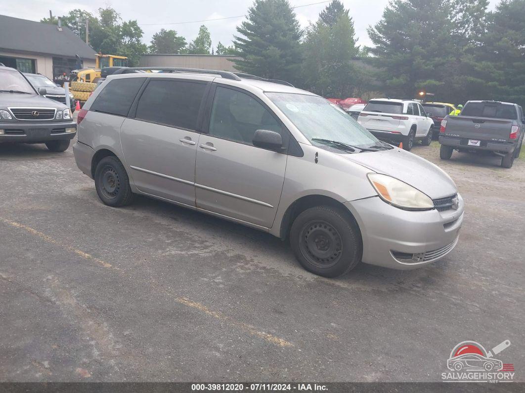 5TDZA23C25S328160 2005 TOYOTA SIENNA photo no. 21