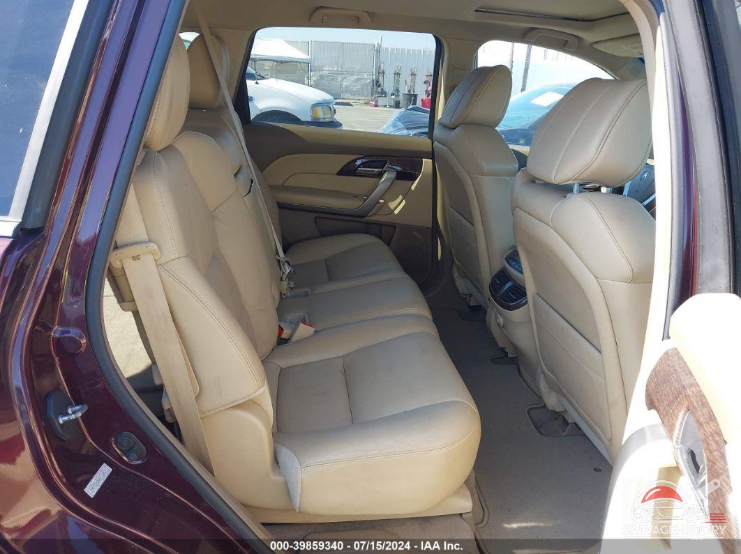 2HNYD2H28AH516817 2010 ACURA MDX photo no. 8