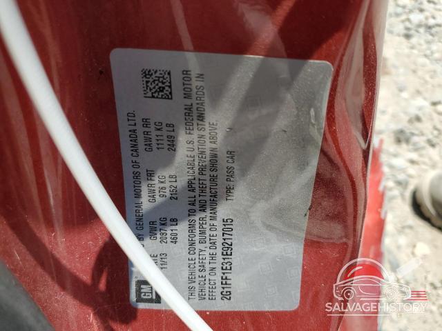 2G1FF1E31E9217015 2014 CHEVROLET CAMARO photo no. 13