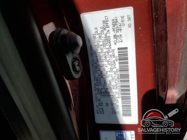 5TDZA23CX4S064765 2004 TOYOTA All Models photo no. 13