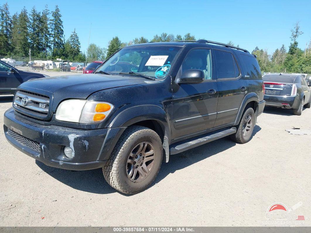5TDBT48A44S226114 2004 TOYOTA SEQUOIA photo no. 2