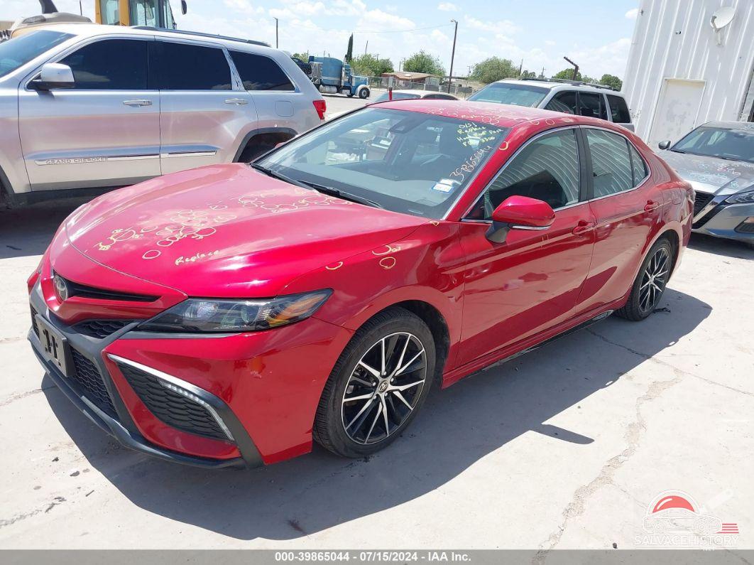 4T1G11AK5NU060742 2022 TOYOTA CAMRY photo no. 2